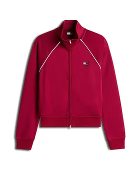 Chaqueta de chándal rojo oscuro M - Tommy Jeans - FashionsVida