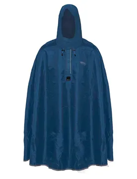 Brn Poncho Impermeabile Blue