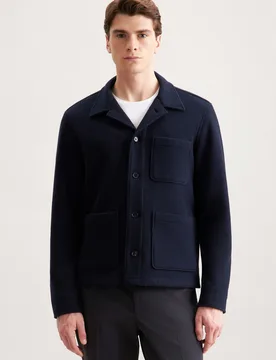 Regular Jacke Uni Blau XL - Seidensticker - FashionsVida