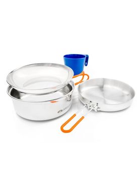 GSI Glacier Stainless 1 Person Mess Kit