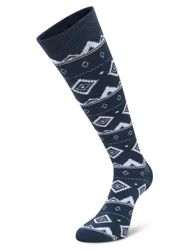 Chaussettes Longues Printed Moonlight Denim Fairisle Print EU 43-47