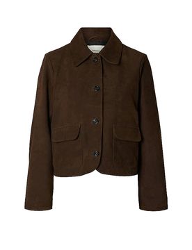 Chaqueta de cuero SLWKAYA marrón 38