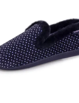 Chaussons charentaises pois Marine pois 40 - Isotoner - FashionsVida