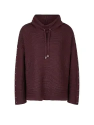 Pull-over rouge foncé 50