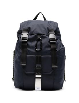 A. P.C.-Style Nylon Mini Utility Bag with Double Buckle Closure and Rope Drawstrings 45 x 30 x 14 cm