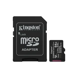 Carte Mémoire 64gb Microsdxc Canvas Select Plus Gen3 100mb/s A1 Black One Size unisex