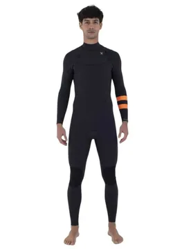 Combinaison En Néoprène à Manches Longues Avec Fermeture éclair Sur La Poitrine Plus 2/2 Mm Black XL