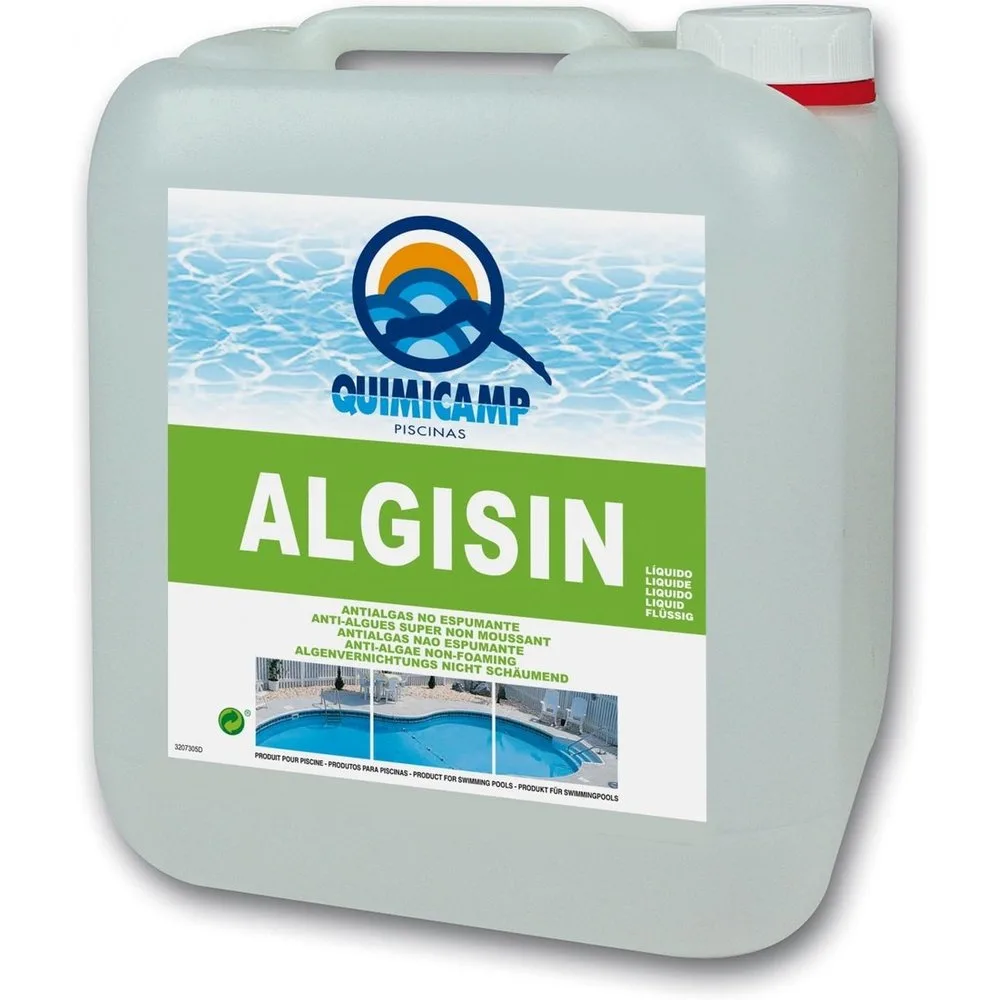 Algisin alguicida líquido 5 litros - Quimicamp - FashionsVida