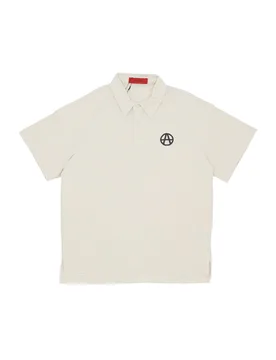 Polo Manica Corta Uomo Acu Polo Tee Beige - Acupuncture - FashionsVida
