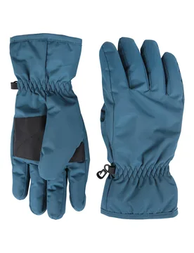 Womens Ski Gloves - Teal - Teal - Size: L - Mountain Warehouse - FashionsVida