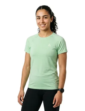Crew Essential Seamless Short Sleeve T-shirt Ambrosia Melange L Women - Odlo - FashionsVida