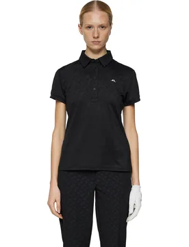Polo Alaya Jacquard, schwarz xs - J.lindeberg - FashionsVida