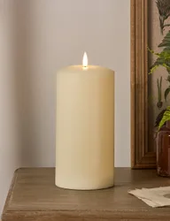TruGlow® Wax Chapel LED Candle Ivory