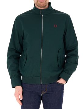 Giubbino misto cotone VERDE BOTTIGLIA S