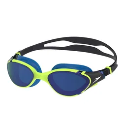 Biofuse 2.0 Mirror Swimming Goggles Electric Lime / Cobalt / Iris Mirror One Size Men,Women