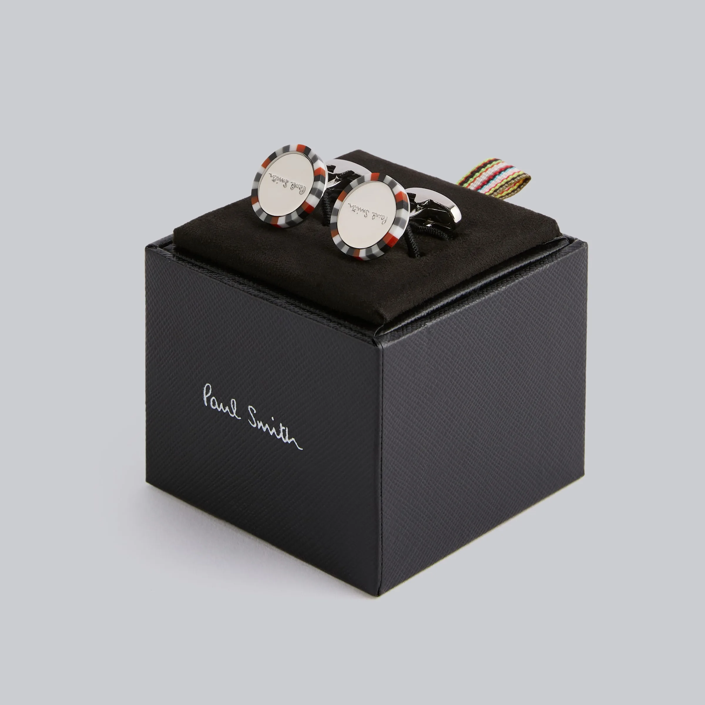 Manchester United x Stripe Edge Cufflinks Multi ONE SIZE - Paul smith - FashionsVida