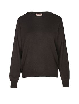 Jersey de cachemira marrón XL