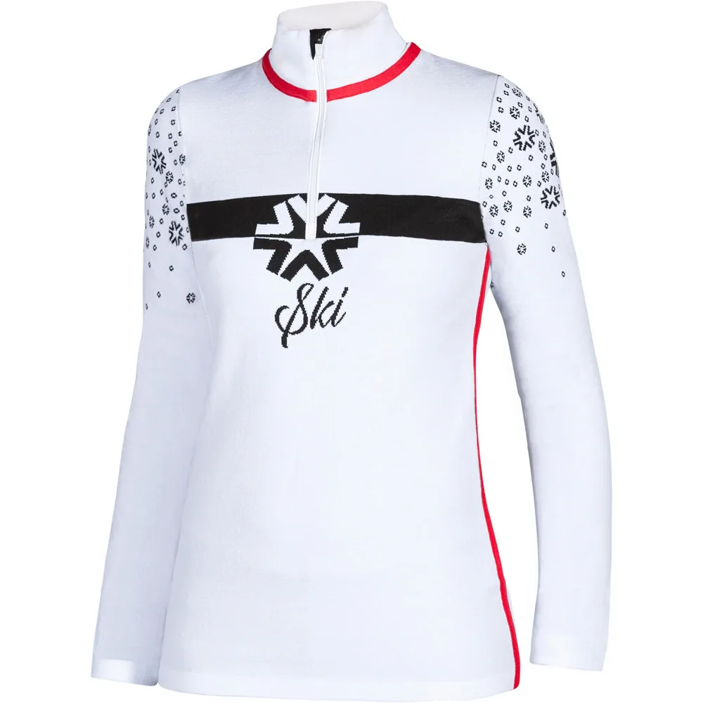 Lady t-neck forro polar mujer Blanco (XL) - Newland - FashionsVida