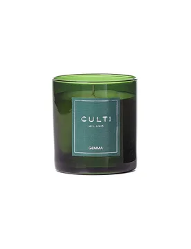 Weihnachtskerze 270g klein GEMMA Grün dunkelgrün baby - Culti - FashionsVida