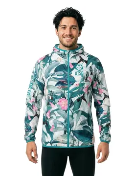 Otso Giacca Garden Green / Pink XS