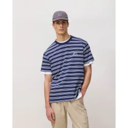 Camiseta de hombre stripes navy