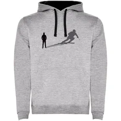 Sweat à Capuche Shadow Ski Two-colour Heather Grey / Black 3XL