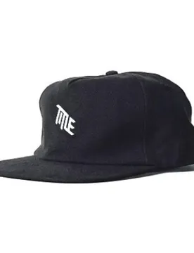 Cappellino Con Visiera Unstructured Logo Black