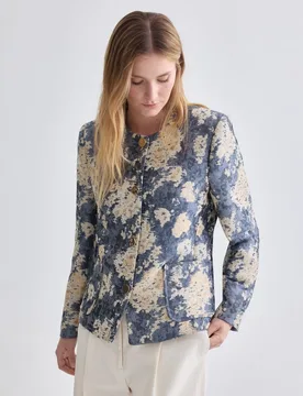 Chaqueta de mujer jaquard manga larga - Zermatt - FashionsVida