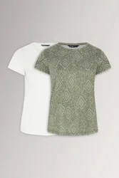 PACK Curve Tile T-Shirts - White - Size: 26-28
