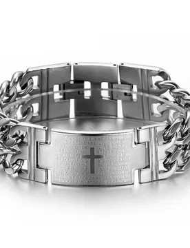Men Hip Hop Stainless Steel Cross Bracelet Never Fade Male Vintage Hiphop Necklace Fashion Jewelry Gift - Aliexpress - FashionsVida