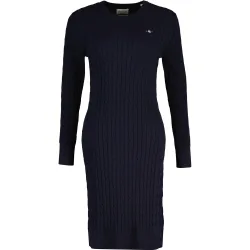 Gant - Vestido midi manga larga