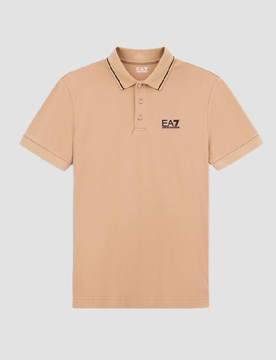 EA7 polo uomo beige