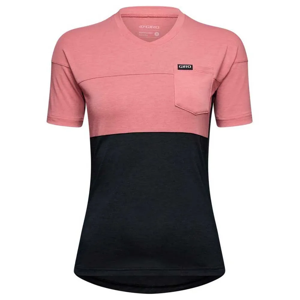 Maglia Da Enduro A Maniche Corte Ride Dusty Rose / Black - Giro - FashionsVida