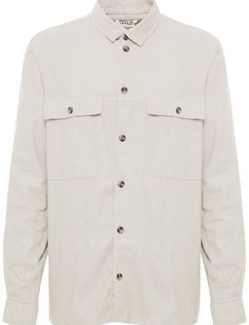 Solid Camisa 'Sdalan' blanco