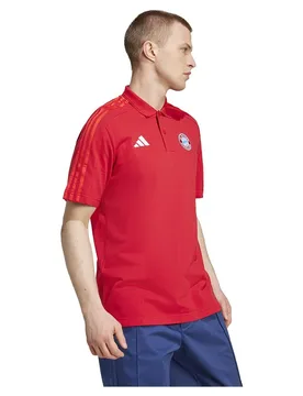 Polo à Manches Courtes Fc Bayern Munich 24/25 Dna Team Power Red 2 M - Adidas - FashionsVida