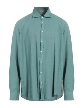 Camisa Hombre Verde agua profundo M,XXL Hombre - Massimo Alba - FashionsVida