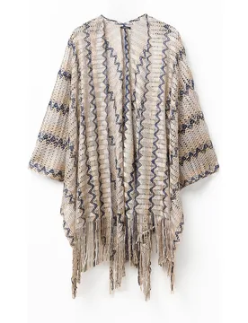 Sfera - Kimono zigzag red - Sfera - FashionsVida