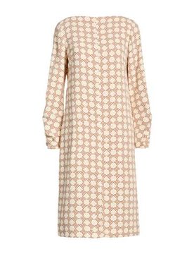 Vestido midi Mujer Hueso 40 Mujer