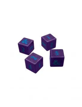 Dungeons & Dragons Phandelver Campaign 4D6 Heavy Metal Dice - Royal Purple and Sky Blue - Ultra PRO - FashionsVida