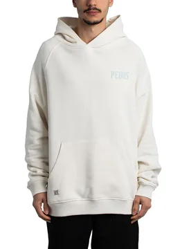 Back Logo Hoodie Whisper White L Herren - pequs - FashionsVida