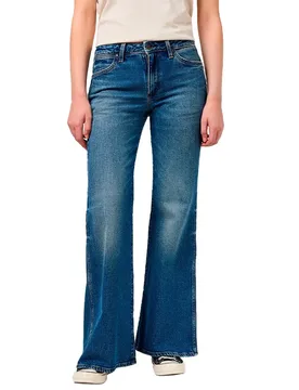 Jean 112351071 Wanderer Flare Mid Stone 29 - Wrangler - FashionsVida