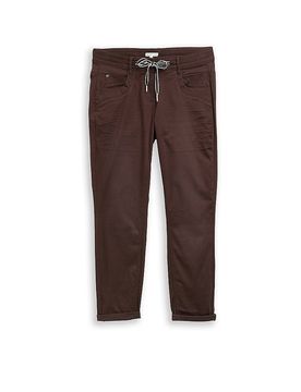 Hose Tapered Relaxed Fit 7/8 braun 34/L30 damen