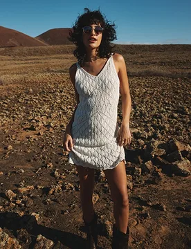 Superdry Damen Gehäkeltes Minikleid Mit Trägern, Weiß, Größe: 44 - 94.99 - FashionsVida