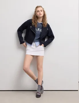 Cazadora perfecto paño - Green Coast - FashionsVida
