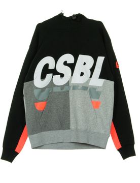 Felpa Cappuccio Uomo Csblset Hoody Black