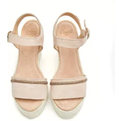Sandalias de mujer con rafia