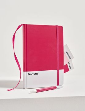 Set: taccuino e penna Pantone - fucsia