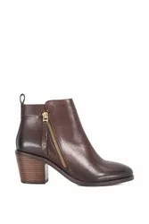 Women's 'Paicing' Leather Ankle Boots in Brown Size: 6 - Brown - Size: 6
