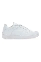 Sneakers total white traforate in materie sintetiche EV713 41