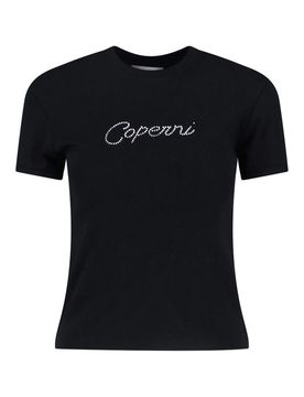 Coperni T-shirt Logo Strass